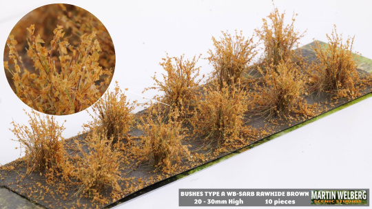Martin Welberg Scenic Studios SARB – Büsche Typ A Rohhautbraun 