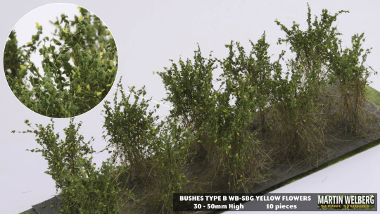 Martin Welberg Scenic Studios SBG – Büsche Typ B gelb 