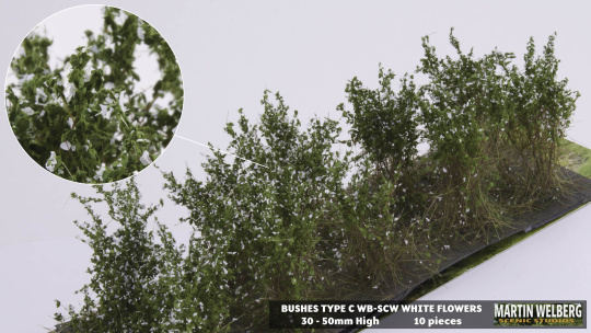 Martin Welberg Scenic Studios SCW – Büsche Typ C weiß 