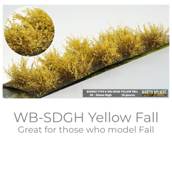 Martin Welberg Scenic Studios SDGH – Büsche Typ D Gelb Herbst 