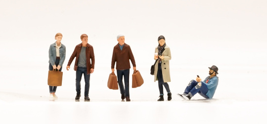 Schrumpfmich P2026S1006 – Passanten Set mit 5 Figuren, handbemalt 