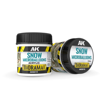AK Interactive AK8010 – Pulverschnee, Snow Microballoons, 100 ml 