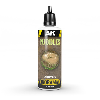 AK Interactive AK8028 – Pfützen / Puddles, 60 ml 
