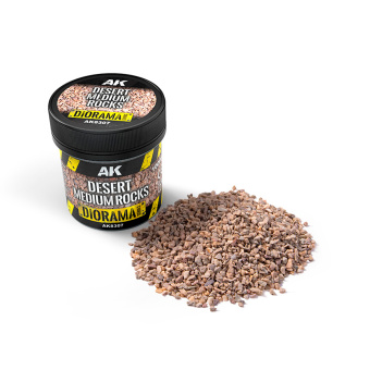 AK Interactive AK8307 – Naturgestein Wüste, Desert Medium Rocks, 100 ml 