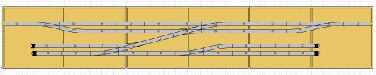 H0-Gleisplan Rangierheim – 1 Ebene, ca. 1,5 qm, Gleissystem Roco Line mit Bettung 