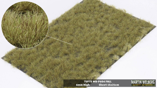 Martin Welberg Scenic Studios P604 – Grasbüschel Herbst, 6 mm 