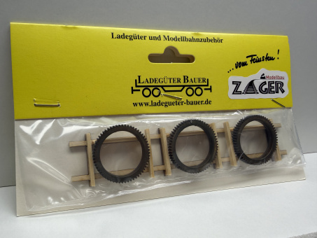 Ladegüter Bauer / Modellbau Zager – H0 Ladegut Messing-Zahnräder 