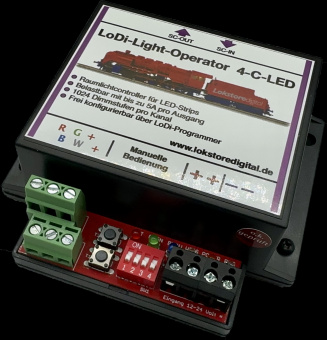 Lokstoredigital LoDi006 – LoDi-Light-Operator 4-C-LED zur digitalen Steuerung von LEDs 