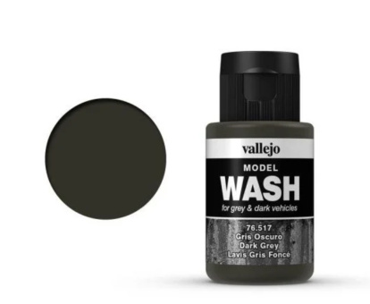 Vallejo Model Wash 76517 – DARK GREY, 35 ml 