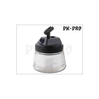 PK-Pro PK-605050 – Airbrush-Reinigungsbehälter mit Halter, 500 ml 