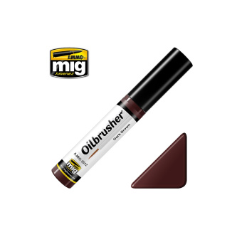 AMMO A.MIG-3512 – Oilbrusher Dark Brown / Dunkelbraun, 10 ml 