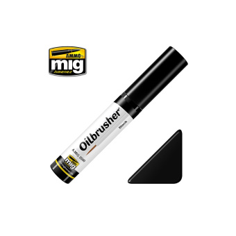 AMMO A.MIG-3500 – Oilbrusher Black / Schwarz, 10 ml 