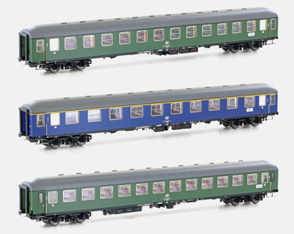 Hobbytrain H43041 (AC) – 3-teiliges Personenwagenset der DB 