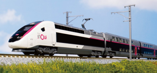 Kato K10-2131 (N) – 5-teiliger Elektrotriebzug TGV Euroduplex der SNCF/INOUI 
