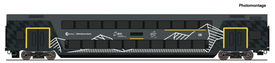 Roco 6220253 (AC) – Doppelstockwagen -Ideenzug- der DB AG 