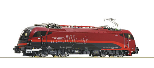 Roco 7510182 – Elektrolokomotive Rh 1216 -Railjet- der ÖBB, digital & Sound 