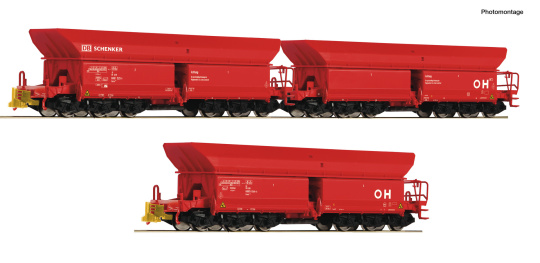 Roco 6600270 – 3-teiliges Erzwagen-Set der DB AG 