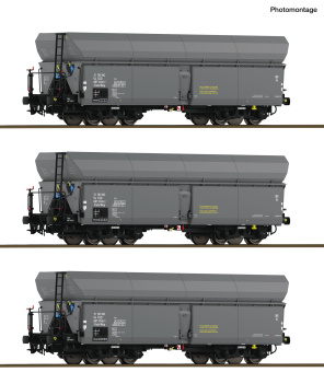 Roco 6600325 – 3-tlg. Set: Selbstentladewagen der CSD 