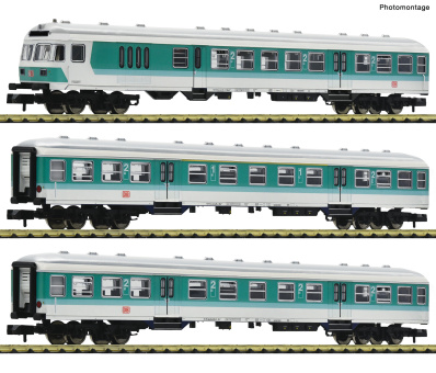 Fleischmann 6260090 (N) – 3-teiliges Set Nahverkehrswagen der DB AG Set 1 