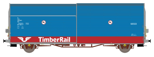 Dekas DK-872221 – Schiebewandwagen Kbis941 der Timber Rail / SJ 