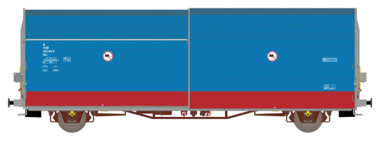 Dekas DK-872224 – Schiebewandwagen Kbis942 der Timber Rail / SJ 