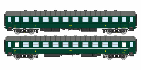 Igra 97110063 – 2. Klasse Schnellzugwagen Bai mit Funkzentrale der CSD 