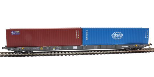 Igra 96011101 (AC) – Containerwagen Sggnss-XL BEACON, COSCO der IGS Cargo 