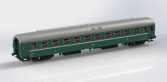 Igra 97200035 (TT) – 2. Klasse Schnellzugwagen Ba mit Funkzentrale der CSD 