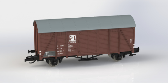 Igra 96600015 (TT) – Gedeckter Güterwagen Ztr der Narex 