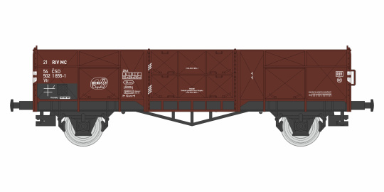 Igra 96600010 (TT) – Offener Güterwagen Vtr -sklárny Bohemia- der CSD 