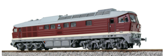ESU 31352 – Diesellok BR 132, 132 380 DR, bordeauxrot, digital mit Sound 