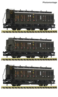 Fleischmann 6260128 (N) – 3-teiliges Personenwagen-Set der DRG 