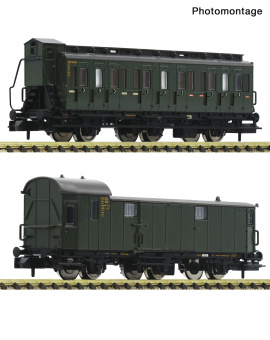 Fleischmann 6260115 (N) – 2-teiliges Personenwagen-Set 2 „Personenzug Krefeld“ der DB 