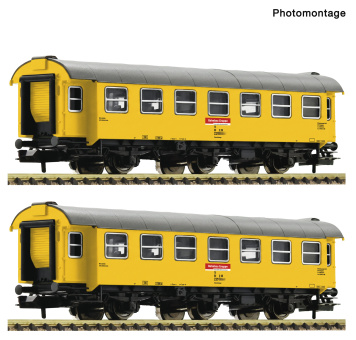 Fleischmann 6260123 (N) – 2-teiliges Umbauwagen-Set der DB Bahnbau 