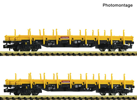 Fleischmann 6660203 (N) – 2-teiliges Rungenwagen-Set der DB AG 