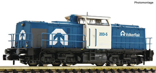 Fleischmann 7370047 (N) – Diesellok BR 203, Loknummer 203-5 der Volkerrail, digital mit Sound (DCC) 