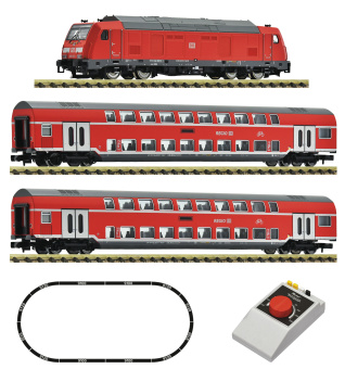 Fleischmann 5160006 (N) – Analog-Startset mit Diesellok BR 245 und Personenzug der DB AG 