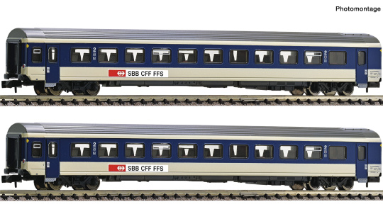 Fleischmann 6260135 (N) – 2-teiliges Reisezugwagen-Set der SBB 