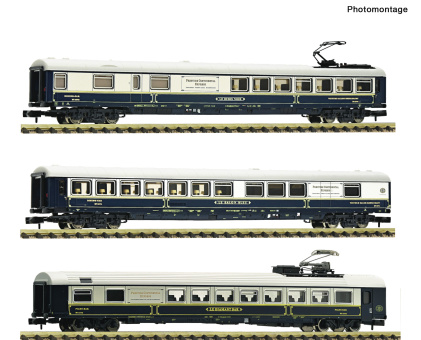Fleischmann 6260136 (N) – 3-teiliges Reisezugwagen-Set „Prestige Continental-Express“ der SBB 