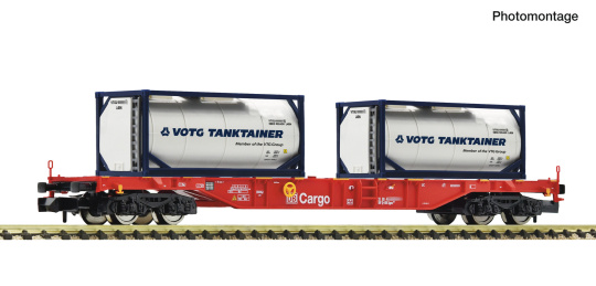 Fleischmann 6660176 (N) – Containertragwagen der DB AG 