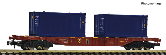Fleischmann 6660186 (N) – Containertragwagen der Touax 