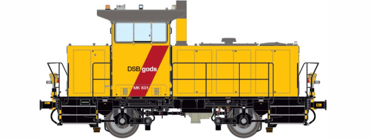 Dekas DK-8758011 (AC) – Diesellok Vossloh G322B der DSB, Digital (DCC/M4) 