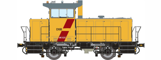 Dekas DK-8758031 (AC) – Diesellok Vossloh G322B der DSB, digital (DCC/M4) 