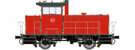 Dekas DK-8758044 – Diesellok Vossloh G322B der DB, digital (DCC/M4) & Sound 
