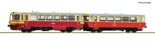 Roco 7780011 (TT) – Dieseltriebwagen M 152.0478 mit Beiwagen der CSD 