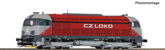 Roco 7380038 (TT) – Diesellokomotive BR 753 604-8, CZ LOKO 