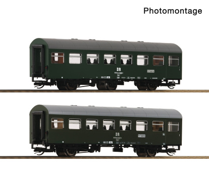 Roco 6280065 (TT) – 2-tlg. Set 2: Rekowagen der DR 
