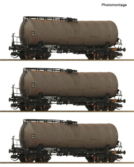 Roco 6680067 (TT) – 3-tlg. Set: Knickkesselwagen der DR 