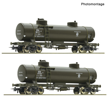 Roco 6600358 (DC) – 2-teiliges Kesselwagen-Set der USATC 