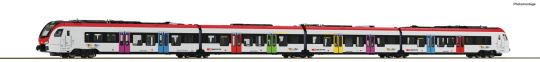 Roco 7700043 (DC) – 4-teiliger Elektrotriebzug „FLIRT Evo“ der Thurbo 